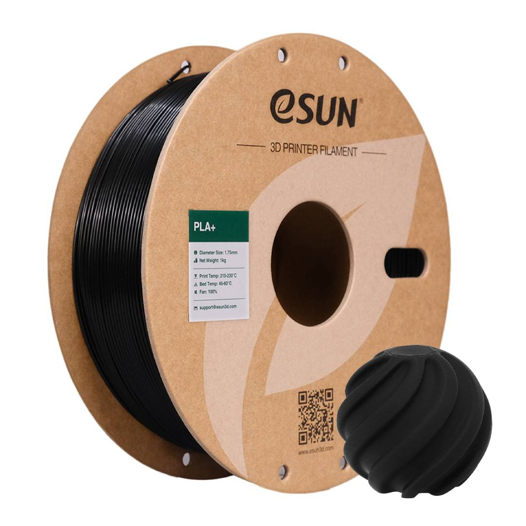Filament eSUN PLA+ 1,75mm 1kg - Black